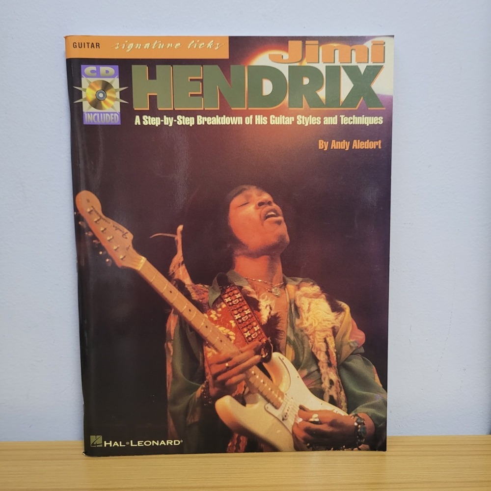 Jimi Hendrix-Signature Licks, Step by Step Breakdown of His Techniques - NO CD